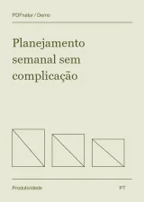 Planejamento semanal sem complicação