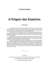 A Origem das Espécies — Charles Darwin